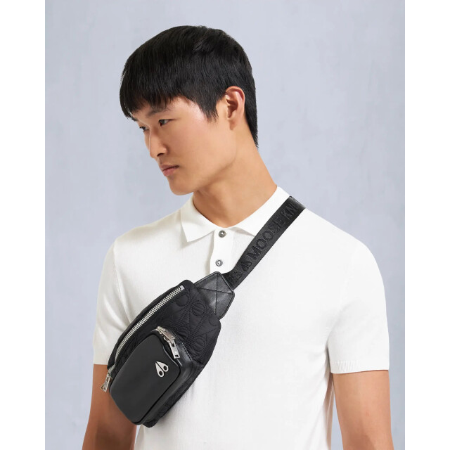 Moose Knuckles Logo hip pouch monogram bag 161395065 large