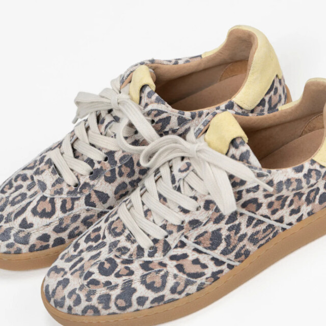DWRS Label Dwrs poona leopard dames sneaker B11456-50 large