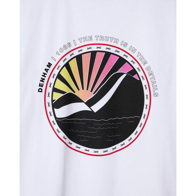 Denham T-shirt korte mouw 01-26-01-52-083 Denham The Jeanmaker T-shirt korte mouw 01-26-01-52-083 large