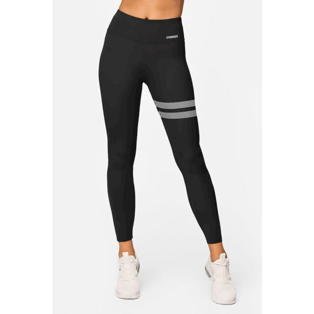 Stronger power leggings lange trainingslegging dames - 073908_990-XL large