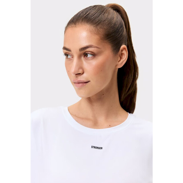 Stronger drop t-shirt training t-shirt korte mouw dames - 073904_100-L large