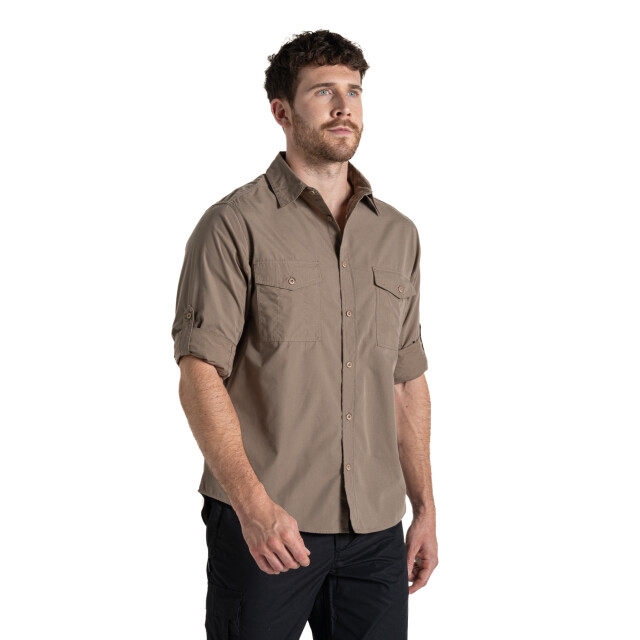 Craghoppers Heren expert kiwi overhemd UTCG1724_pebble large