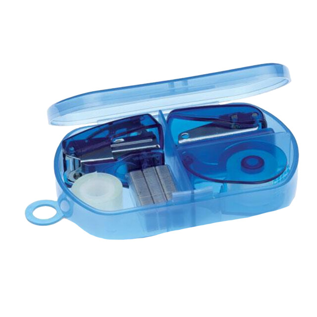Midocean Burobox briefpapier set UTMO1474_transparentblue large