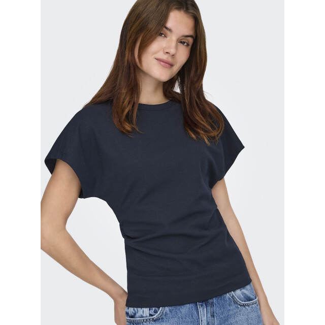 Only Onlatlas ss waist top swt navy 4339.37.0017 large