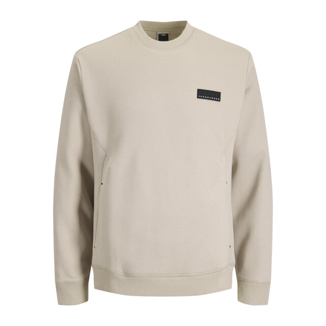 Jack & Jones Jcofusion sweat badge crew neck zand 5209.04.0017 large