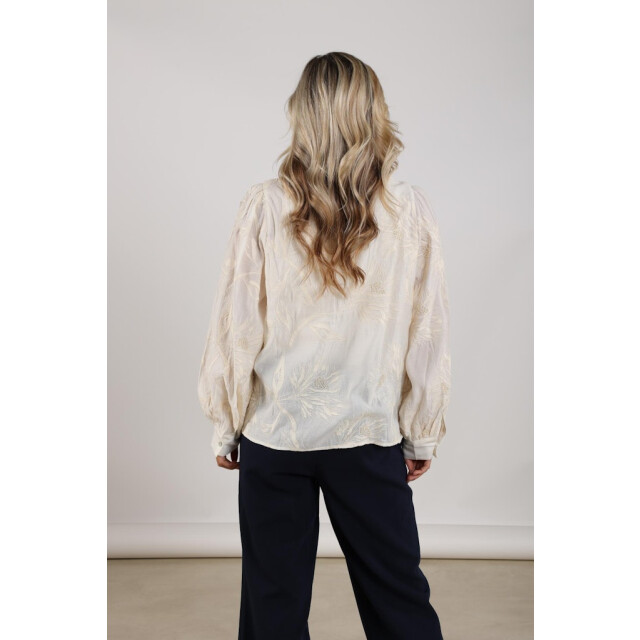 Nukus Avy blouse embroidery ecru 4309.03.0042 large