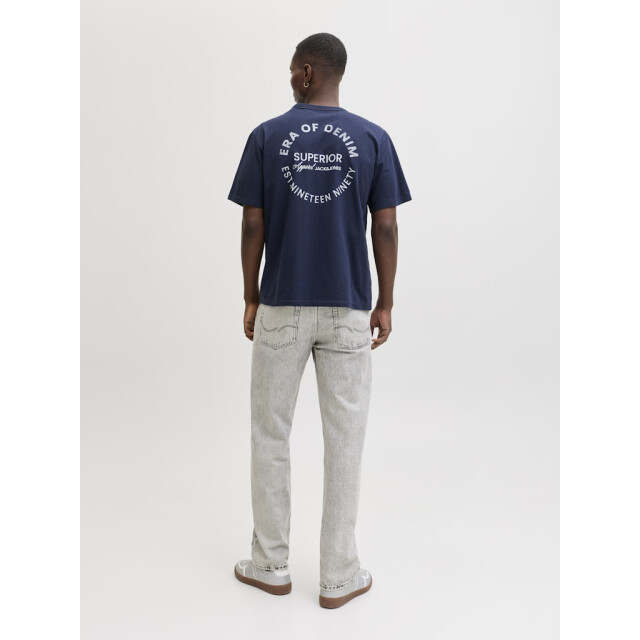 Jack & Jones Jjedover graphic tee ss crew neck navy 5339.37.0030 large