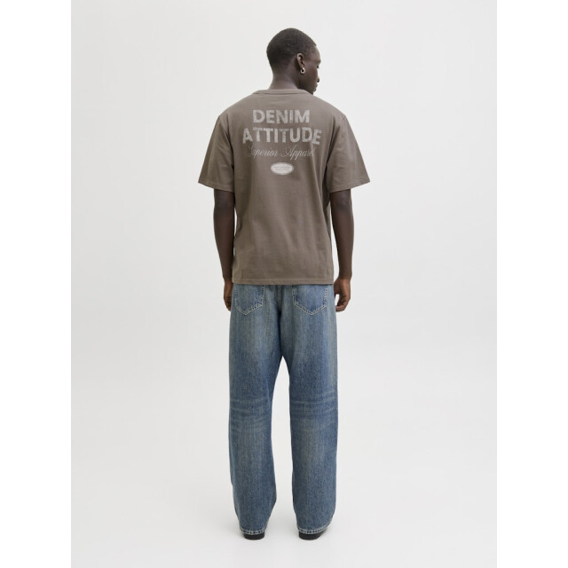 Jack & Jones Jjedover graphic tee ss crew neck taupe 5339.77.0071 large