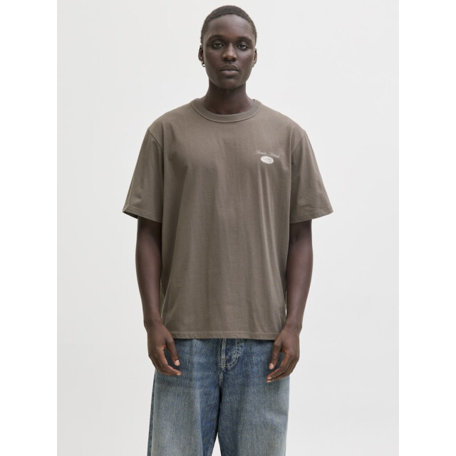 Jack & Jones Jjedover graphic tee ss crew neck taupe 5339.77.0071 large