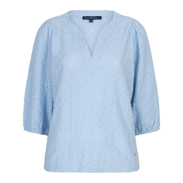 Red Button Top lange mouw srb4809 ajour Red Button Top lange mouw SRB4809 AJOUR large