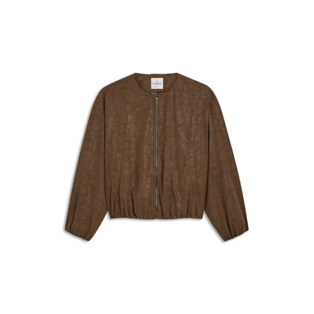 Summum 1s1297-12297 713 jacket suedine leather coffee 1s1297-12297 713 large