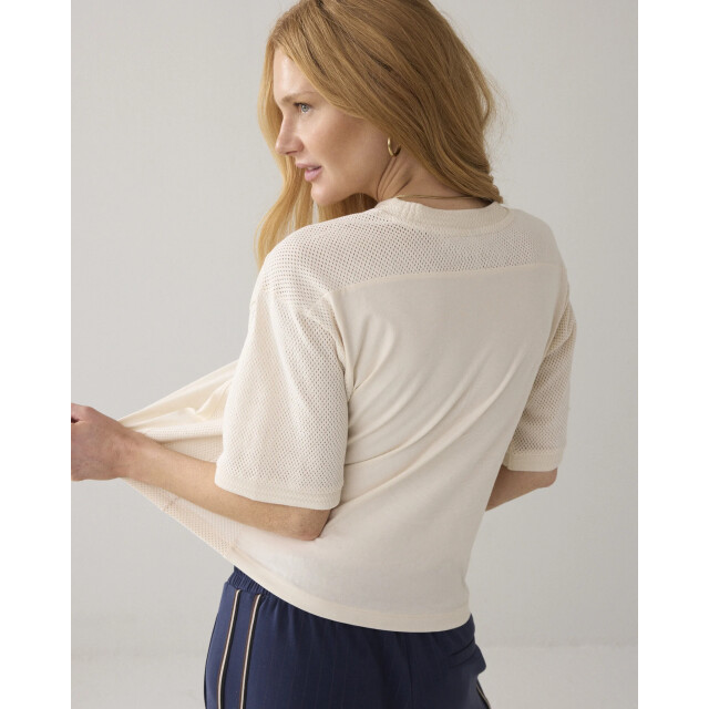 Summum 3s5282-30765 122 top mesh and jersey ivory 3s5282-30765 122 large