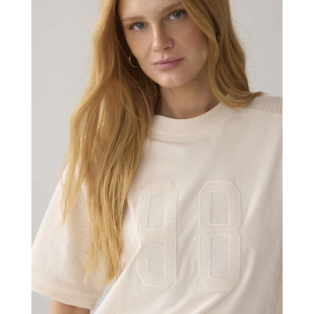 Summum 3s5282-30765 122 top mesh and jersey ivory 3s5282-30765 122 large