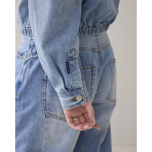 Summum 1s1285-5169 6 bomber denim jacket vintage cotton twill vintagebluedenim 1s1285-5169 426 large