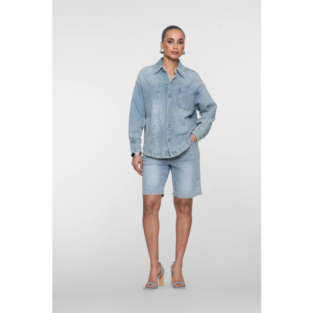 Geisha 61049-10 830 jeans shorts stones bleached denim stones 61049-10 830 large