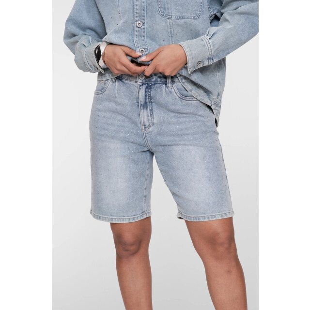 Geisha 61049-10 830 jeans shorts stones bleached denim stones 61049-10 830 large