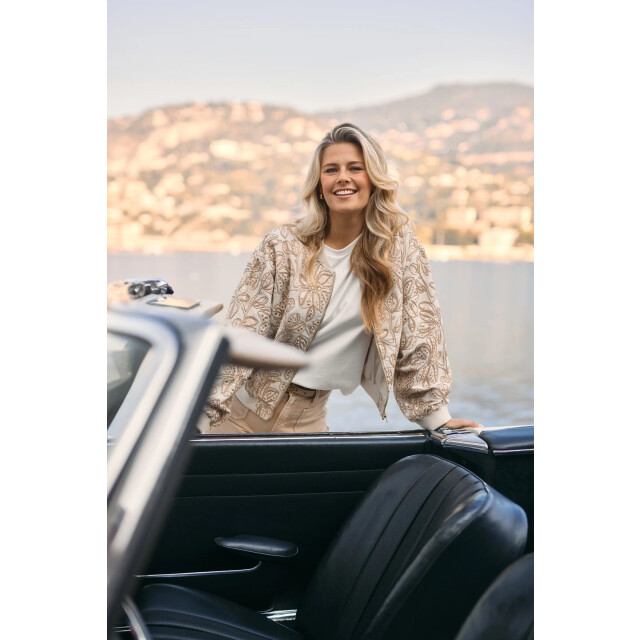 Nukus Nks13083 9 ginny bomber paillet sand NKS13083 9 large