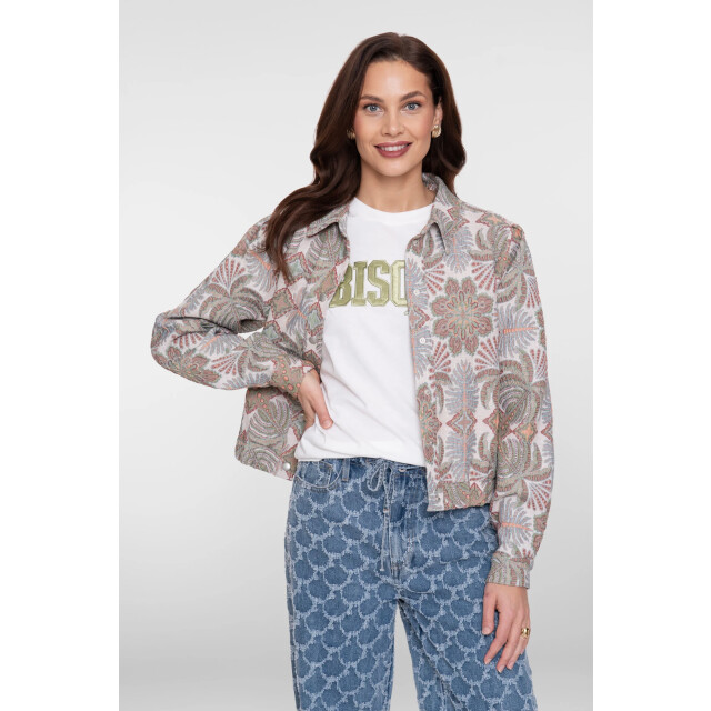 Geisha 62072-24 010 t-shirt bisous off-white/green 62072-24 010 large