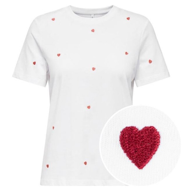 Only Onlketty life s/s o-neck top jrs no 15288473 large