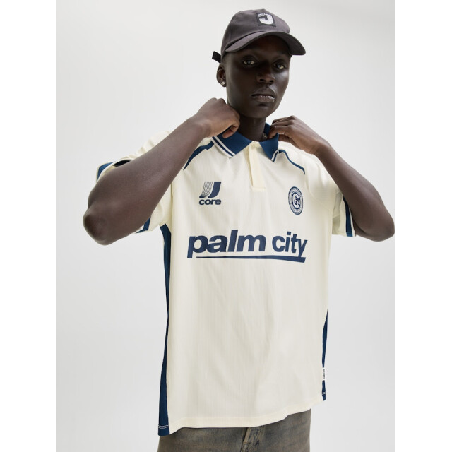 Jack & Jones Jcoclub ribbed football polo ss dessin 5369.09.0007 large