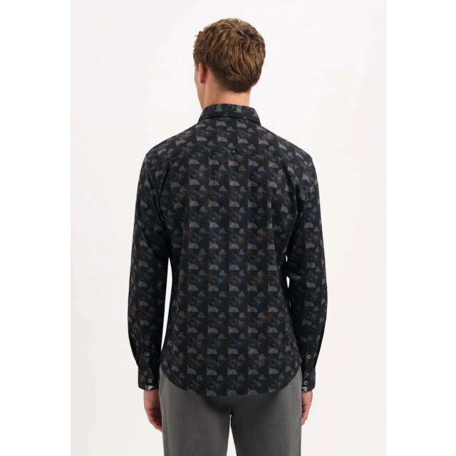 No Excess Shirt allover printed structure str night 29400936-078 large