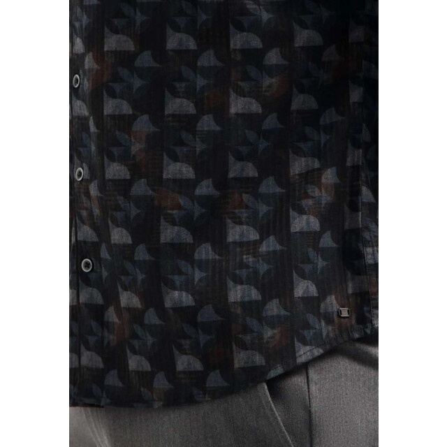 No Excess Shirt allover printed structure str night 29400936-078 large