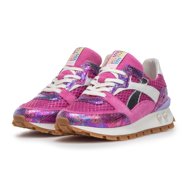 Floris van Bommel SFW-10157-85-01-Blokki 07.06 Veterschoenen Rood SFW-10157-85-01-Blokki 07.06 large