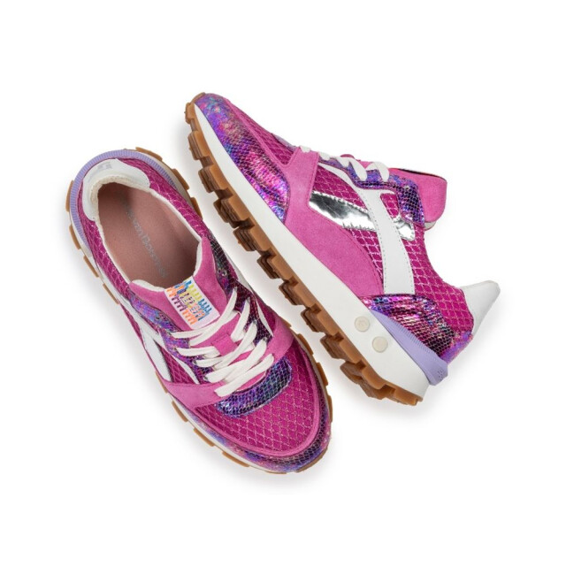 Floris van Bommel SFW-10157-85-01-Blokki 07.06 Veterschoenen Rood SFW-10157-85-01-Blokki 07.06 large