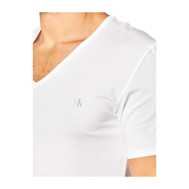 Calvin Klein Heren logo t-shirt (set van 2) UTNA1308_white large