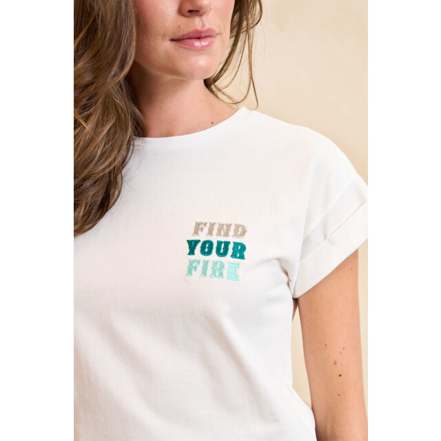 Lofty Manner T-shirt aneva off-white 4339.02.0128 large