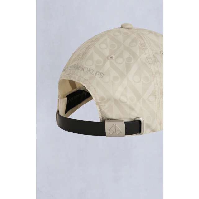Moose Knuckles Crescent logo cap monogram alabaster 161394759 large