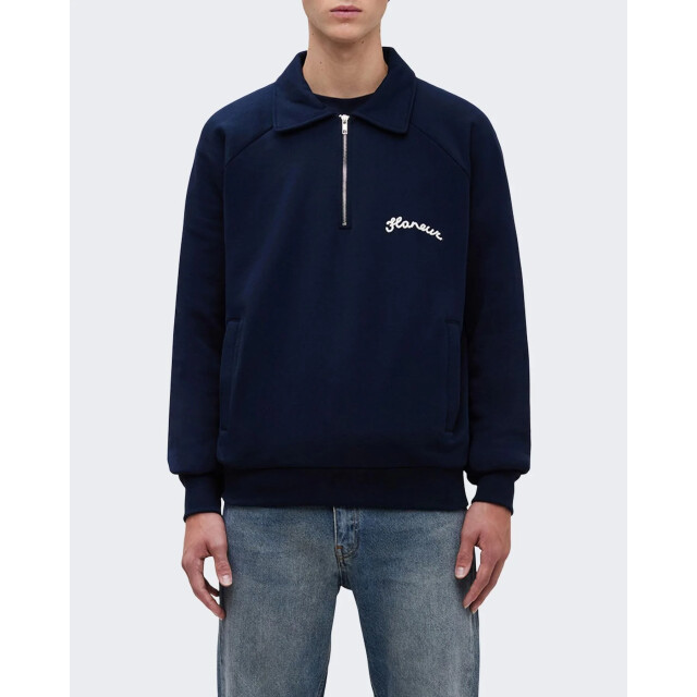 Flaneur Homme Heren signature raglan half zip FRAG198-788 large