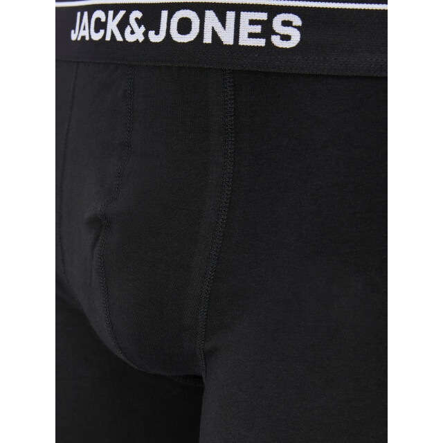 Jack & Jones Heren boxershorts lange pijp jachenry boxer briefs 3-pack 12291793-Black/White logo WB large