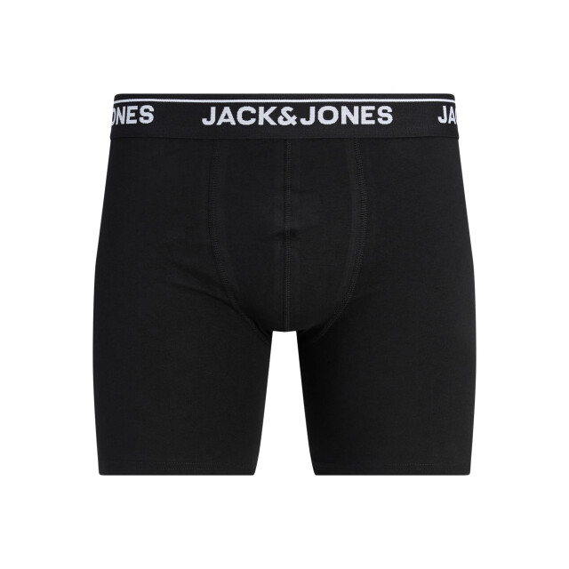 Jack & Jones Heren boxershorts lange pijp jachenry boxer briefs 3-pack 12291793-Black/White logo WB large