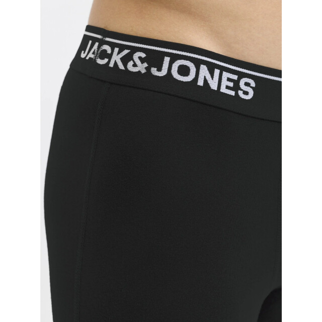 Jack & Jones Heren boxershorts lange pijp jachenry boxer briefs 5-pack effen 12294686-Black large