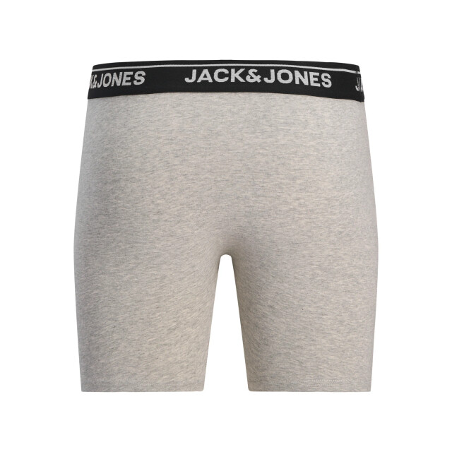 Jack & Jones Heren boxershorts lange pijp jachenry boxer briefs 3-pack grijs/zwart 12291793-Black/LGM/Black large