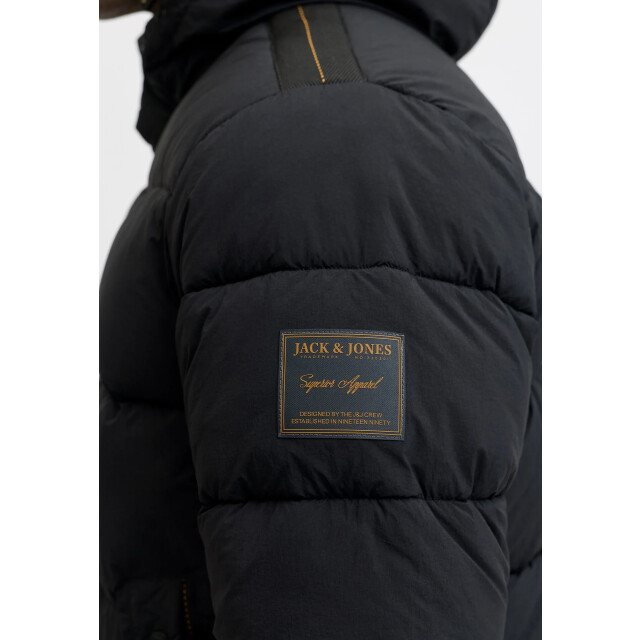 Jack & Jones Heren winterjas jjedetroit puffer jacket 12295053-Black large