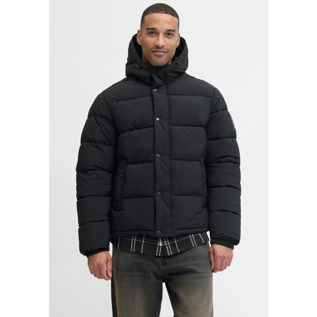 Jack & Jones Heren winterjas jjedetroit puffer jacket 12295053-Black large