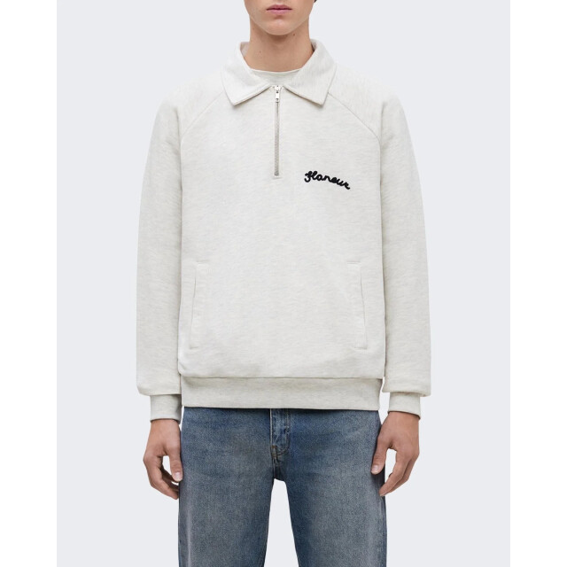 Flaneur Homme Heren signature raglan half zip FRAG198-903 large