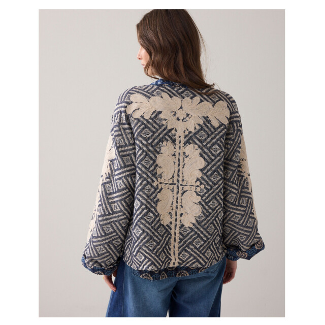 Summum Jacket blue jacquard 1s1284-12411 1s1284-12411 large