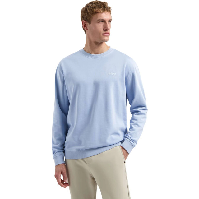 No Excess Sweater crewneck french terry garme blue 31110116-030 large