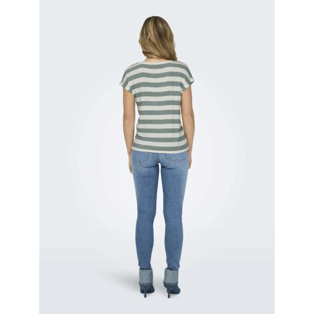 Only Onllira s/s v-neck top jrs noos chinois green/clou 15252103-190702003 large