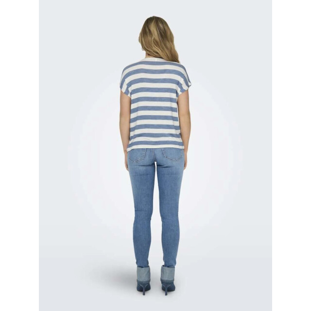 Only Onllira s/s v-neck top jrs noos infinity/cloud dan 15252103-185920003 large