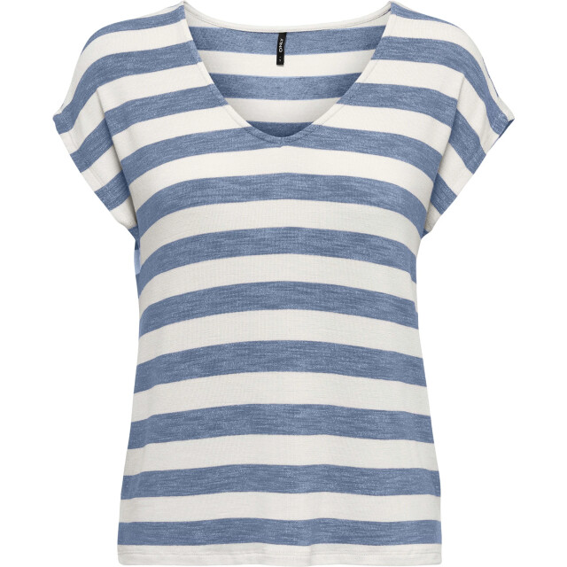 Only Onllira s/s v-neck top jrs noos infinity/cloud dan 15252103-185920003 large