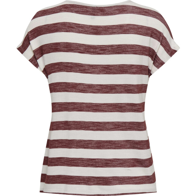 Only Onllira s/s v-neck top jrs noos spiced apple/cloud 15252103-218391003 large