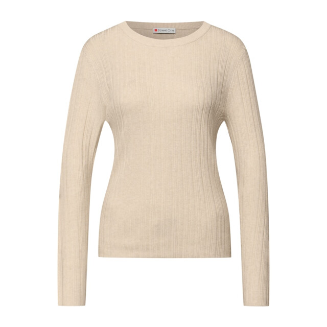 Street One a3094 round neck rib sweater A303694 large