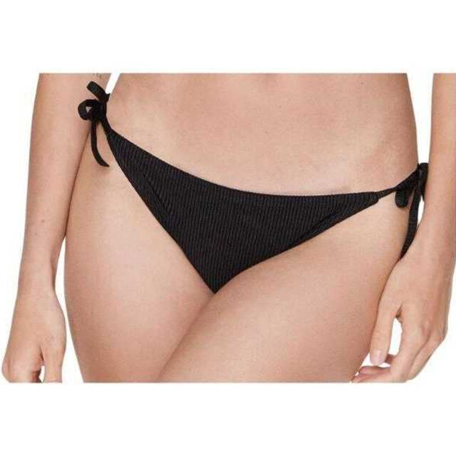 Calvin Klein Dames bikinibroekje met geribde zijkant UTNA486_black large