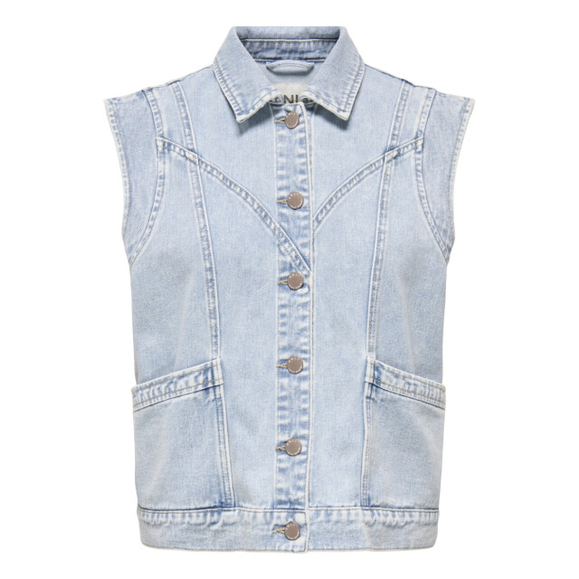 Only Onlkennedy sl dnm waistcoat bj noos blue denim 4250.35.0009 large