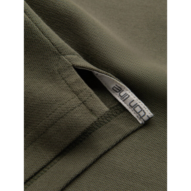 Ombre Italian style poloshirt heren korte mouw donker italianstyle OM-POSB-0100-D-OL-1 large