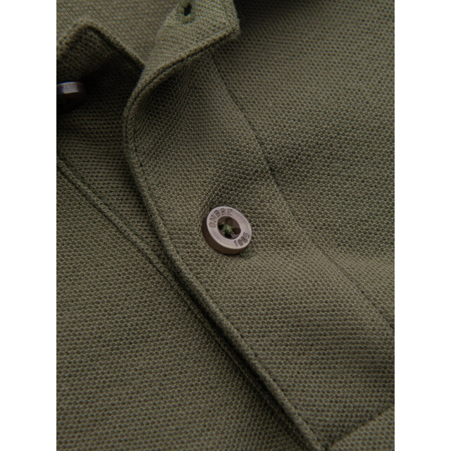 Ombre Italian style poloshirt heren korte mouw donker italianstyle OM-POSB-0100-D-OL-1 large